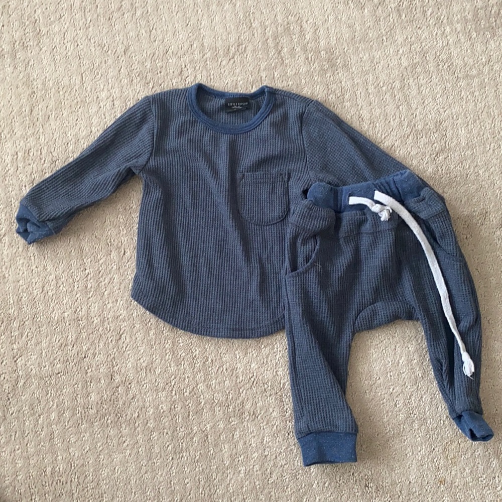 Little Bipsy blue thermal set